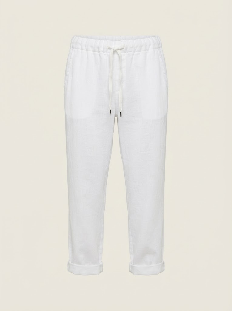 Linen Cuffed Trousers