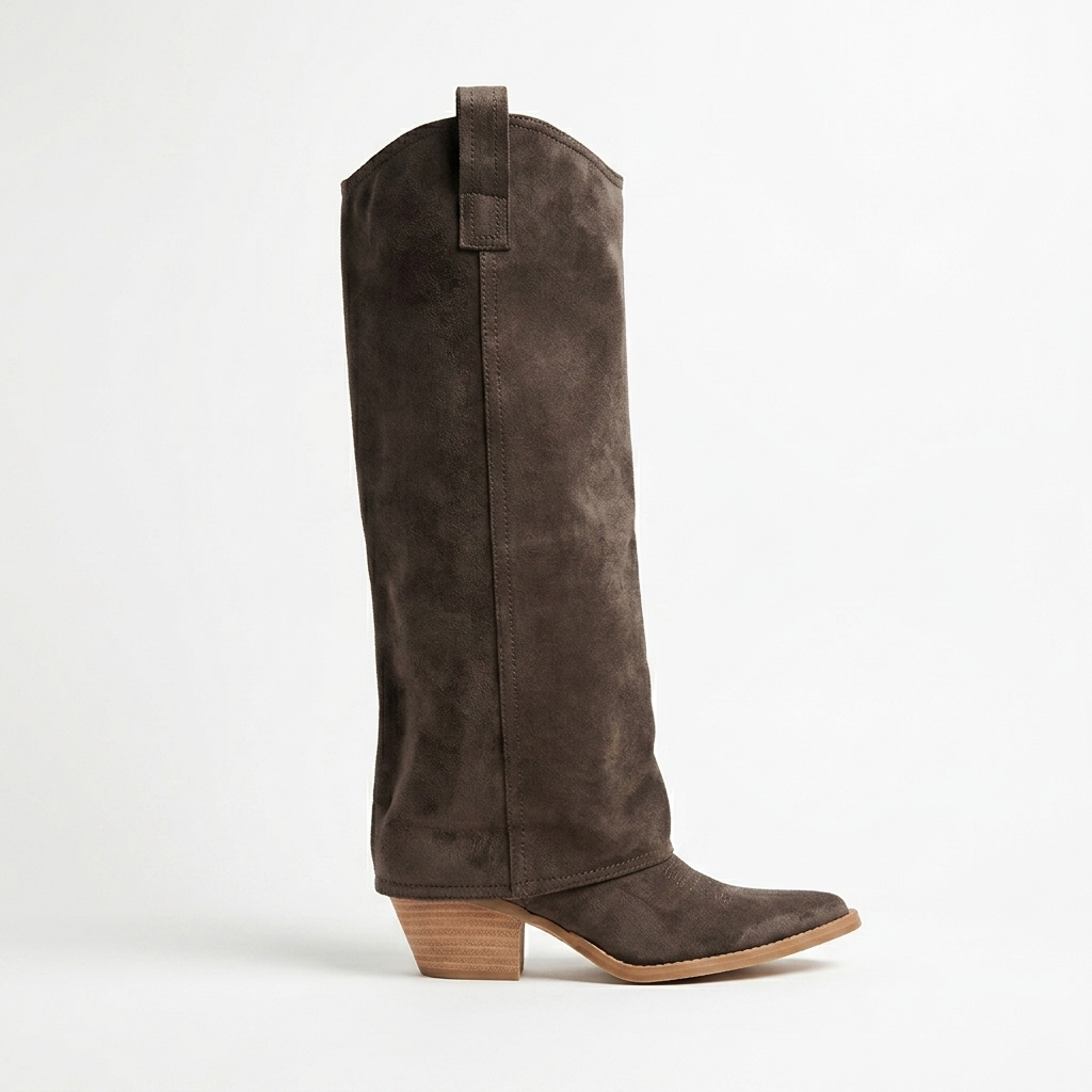 Brown Suede Boots