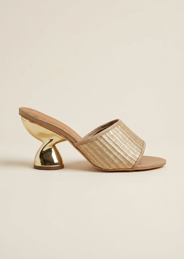 Gold Detail Heels