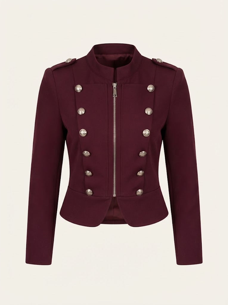 Military Cropped Jacket