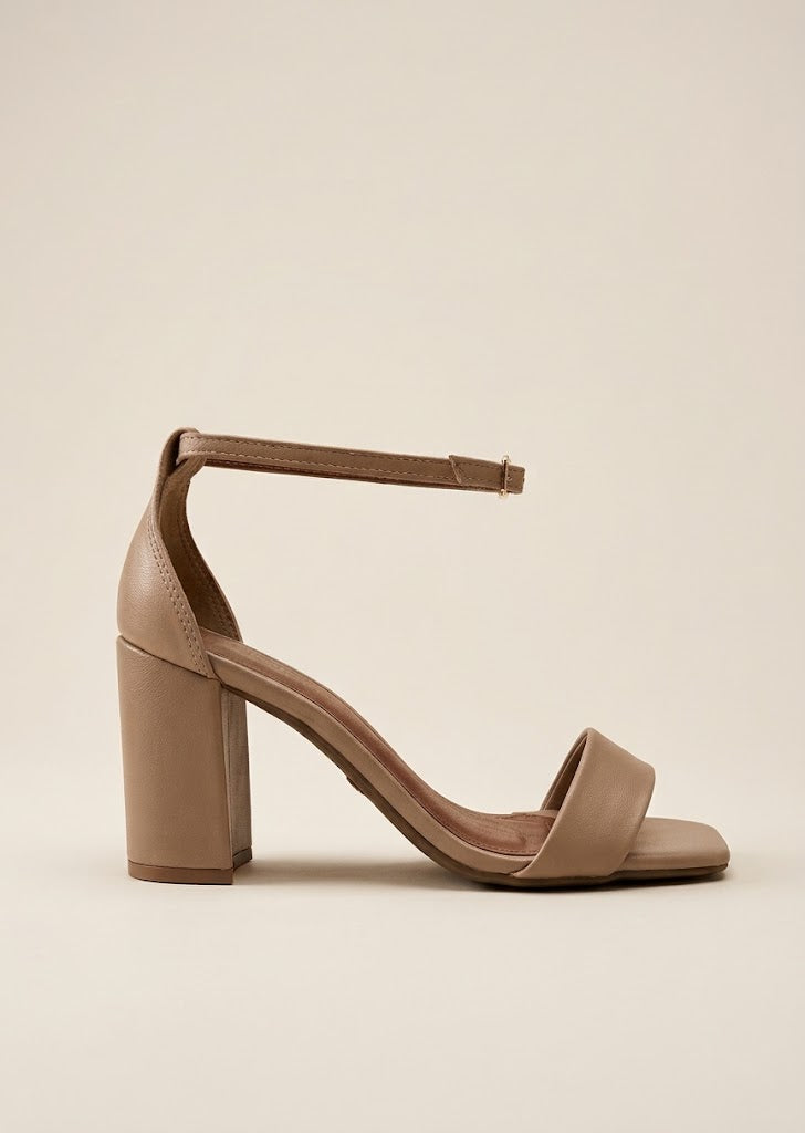 Ankle Strap Block Heels