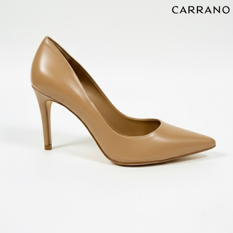 Beige Pointy Heels