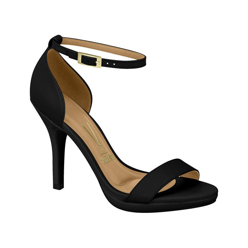 Black Ankle Strap Heels