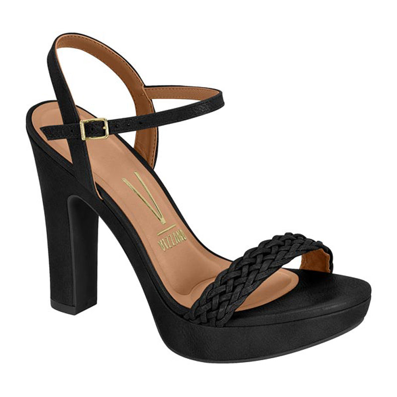 Black Ankle Strap Heels