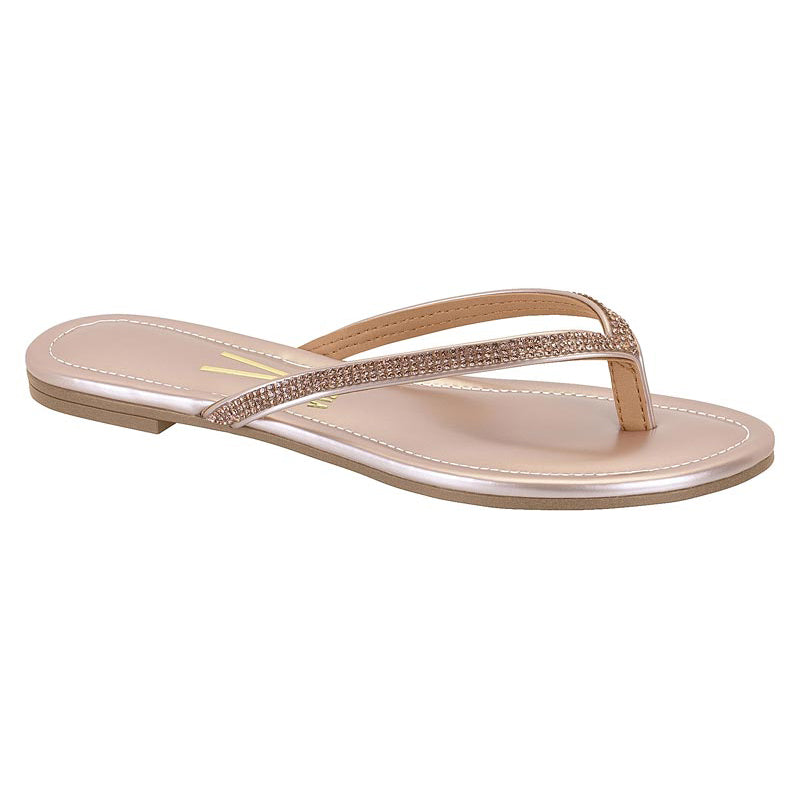 Rose Gold Straps Sandals