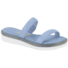 Blue Slide Sandals