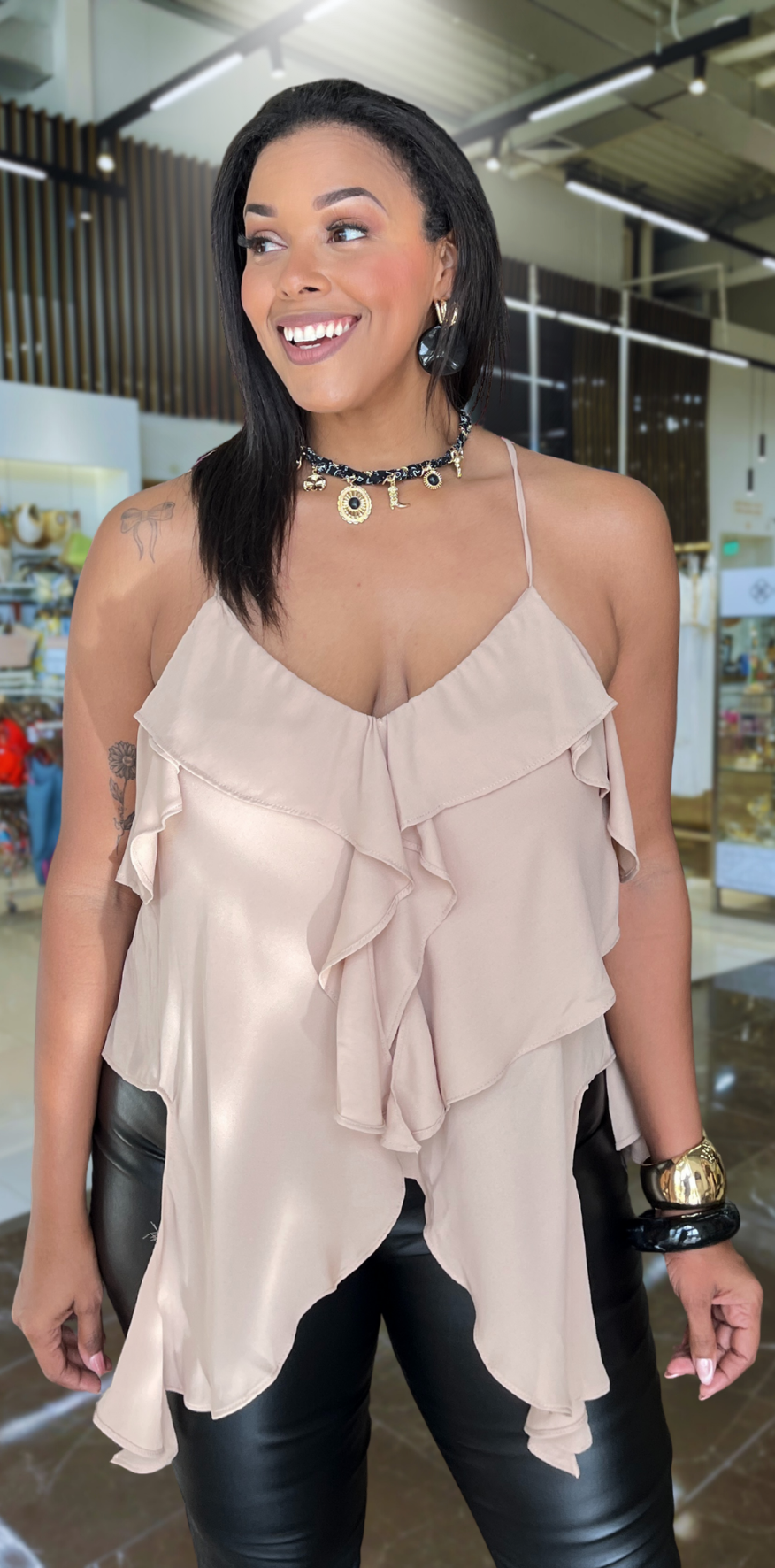 Beige Top
