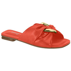 Red Slide Sandals