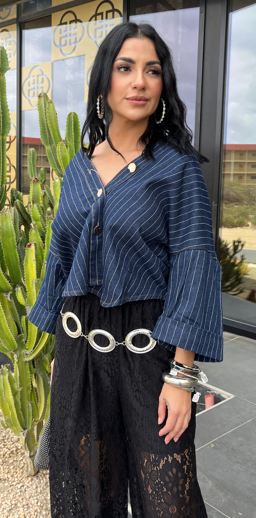 Blue Stripes Blouse
