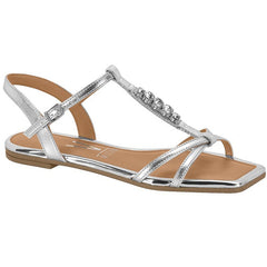 Silver Studded Sandals