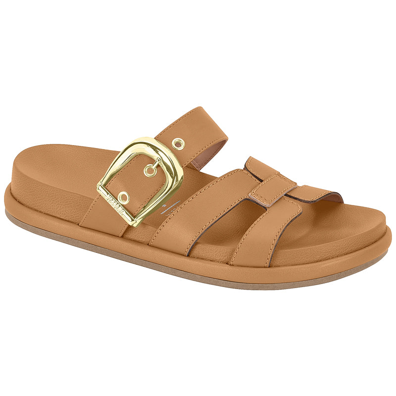 Tan Slide Sandals