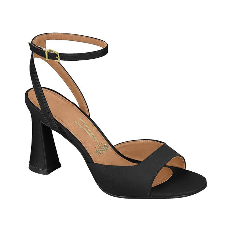 Black Ankle Tied Heels