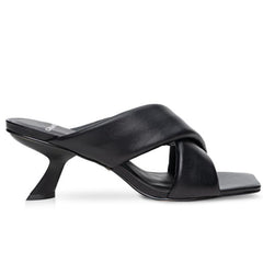 Black Slide Kitten heels