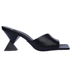 Black Slide Heels