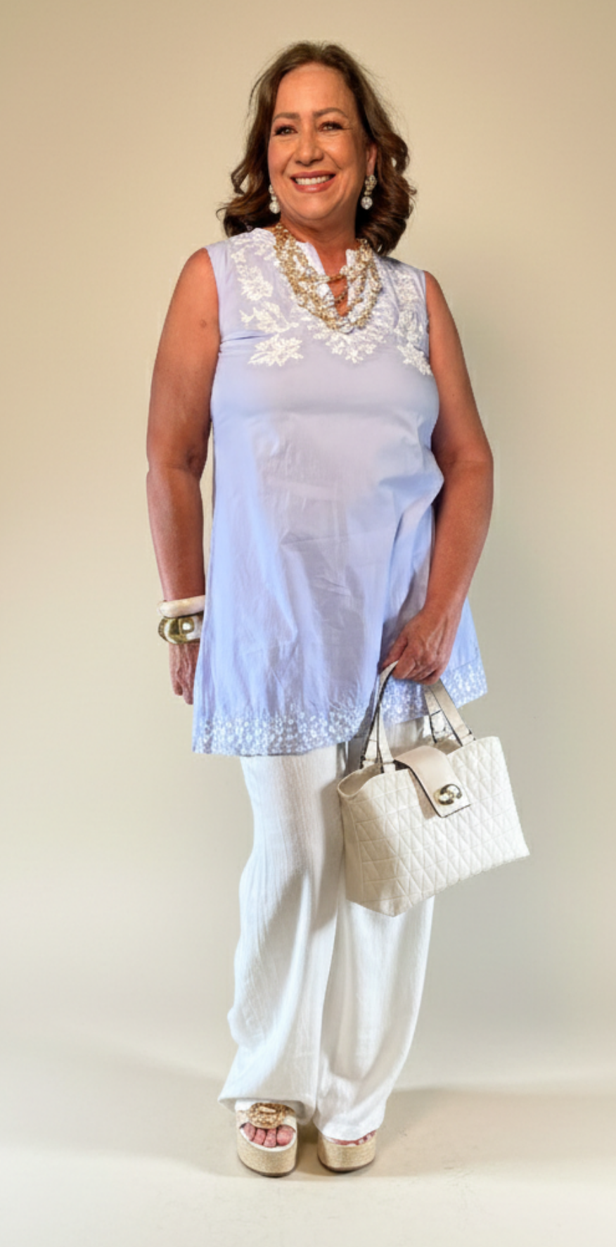 Eyelet Lace Mini Dress