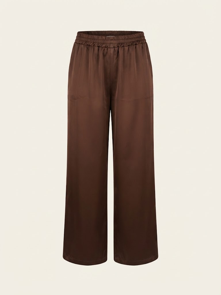 Satin Wide Leg Pants