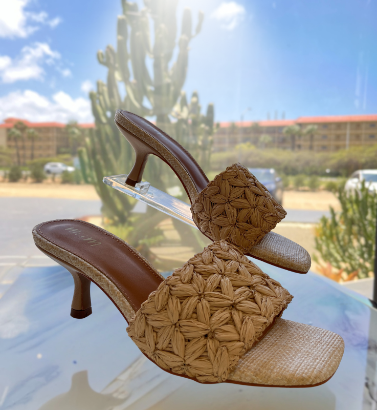 Natural Kitten Heels