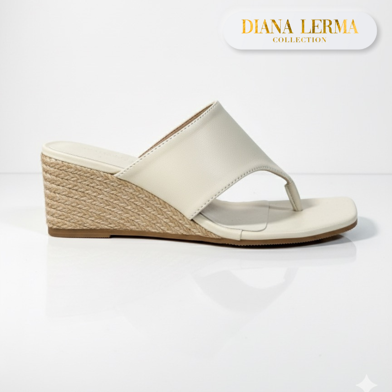 Creme and Beige Wedges