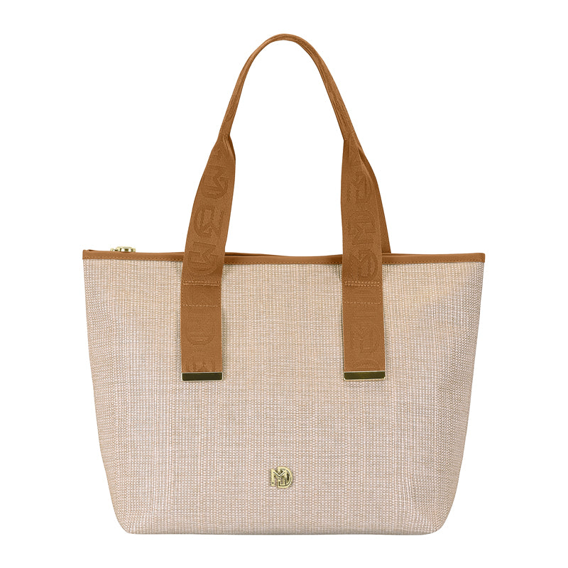 Tan Handle Creme Bag