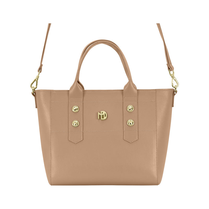 Beige Straps Handbag