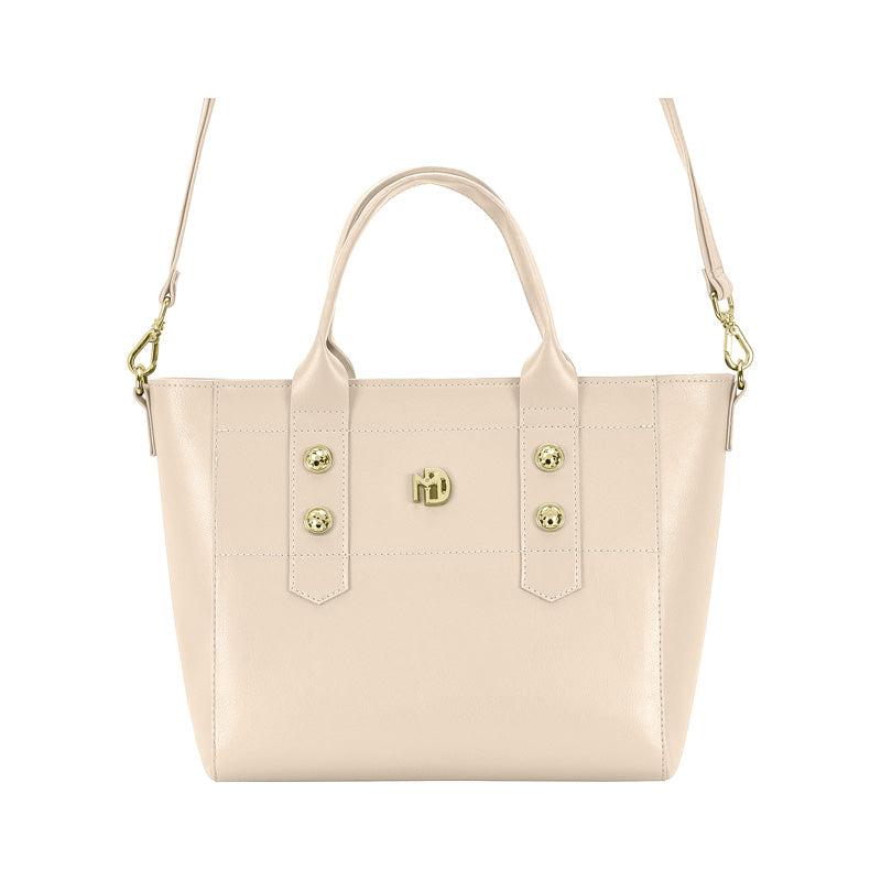 Creme Straps Handbag