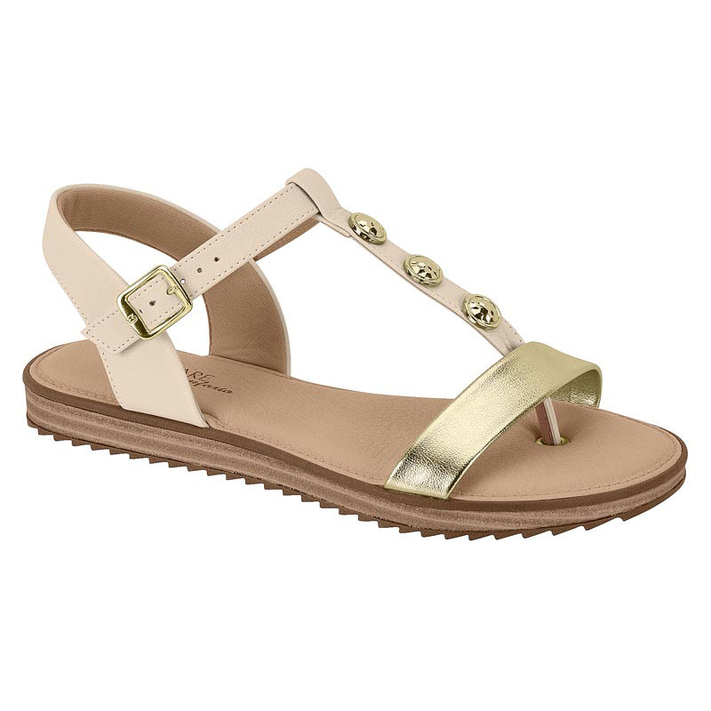 Gold Studs Sandals