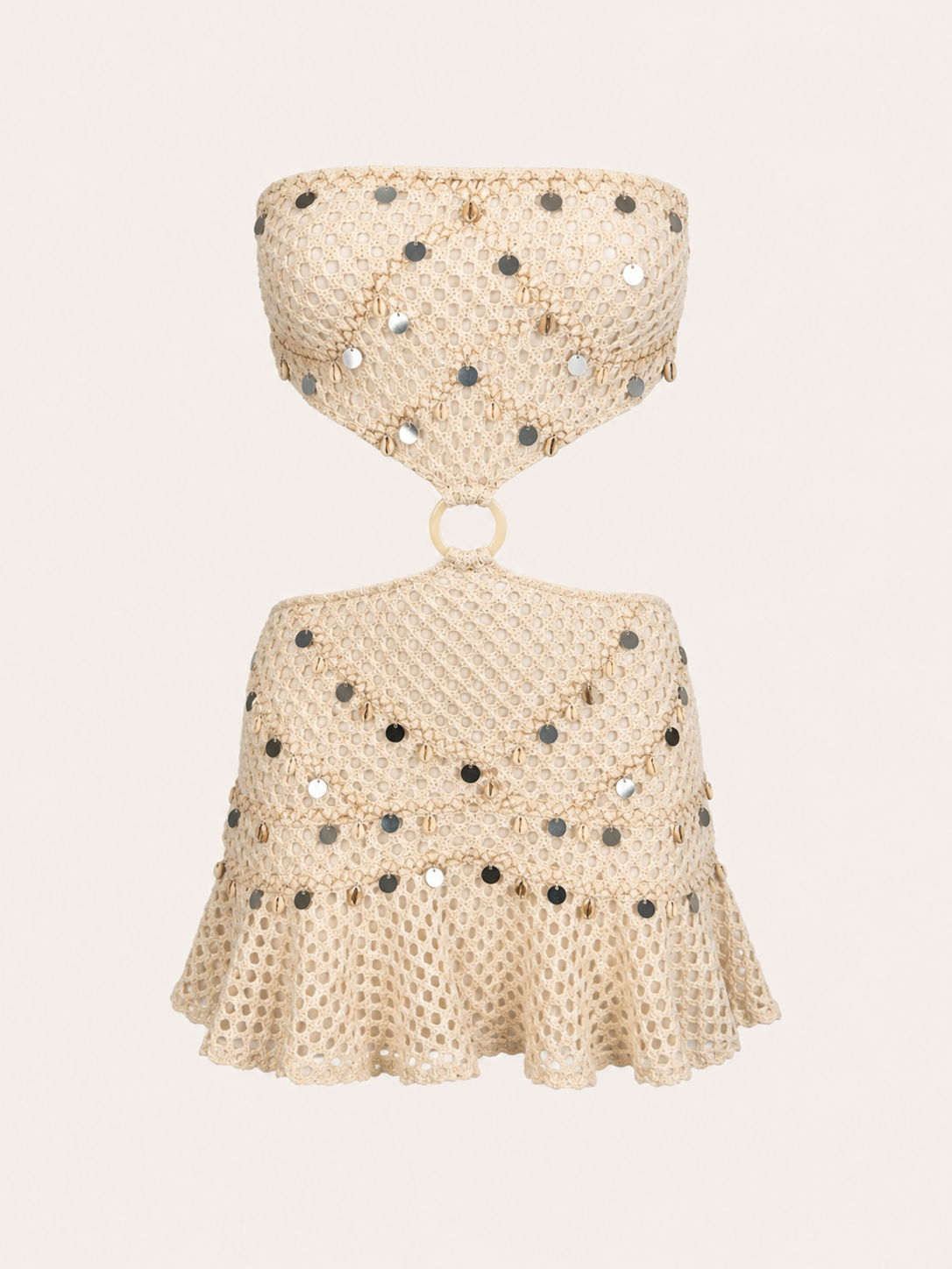 H & Y KNIT MINIDRESS