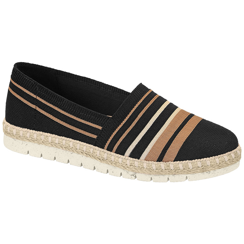 Black Stripes Espadrilles