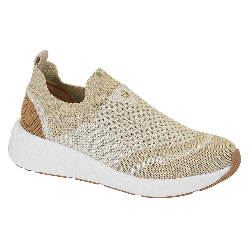 Beige Knit Sneakers