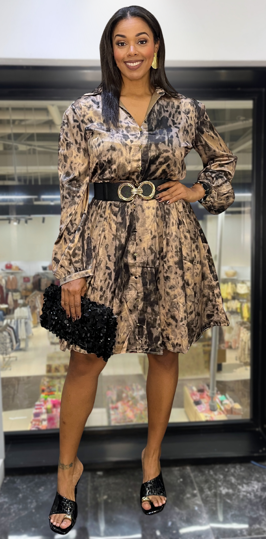 Leopard Print Minidress