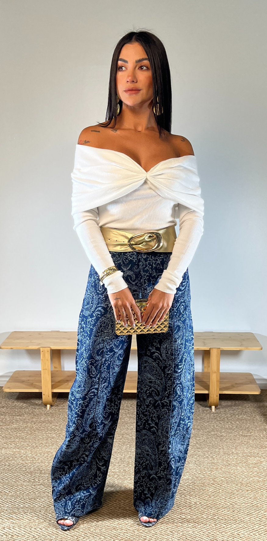 Graphic Detail Blue Jeans