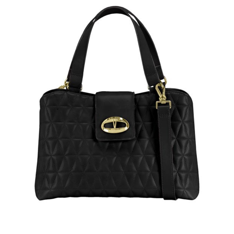 Gold Detail Textured Bag