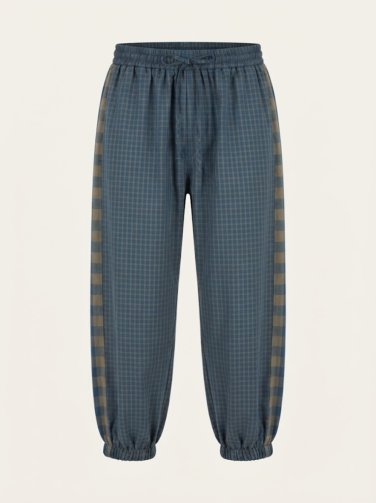 Plaid Casual Pants