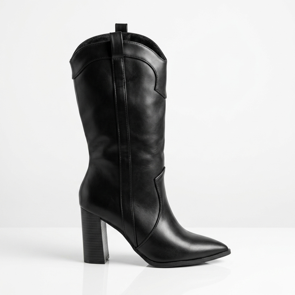 Black Heel Cowboy Boots