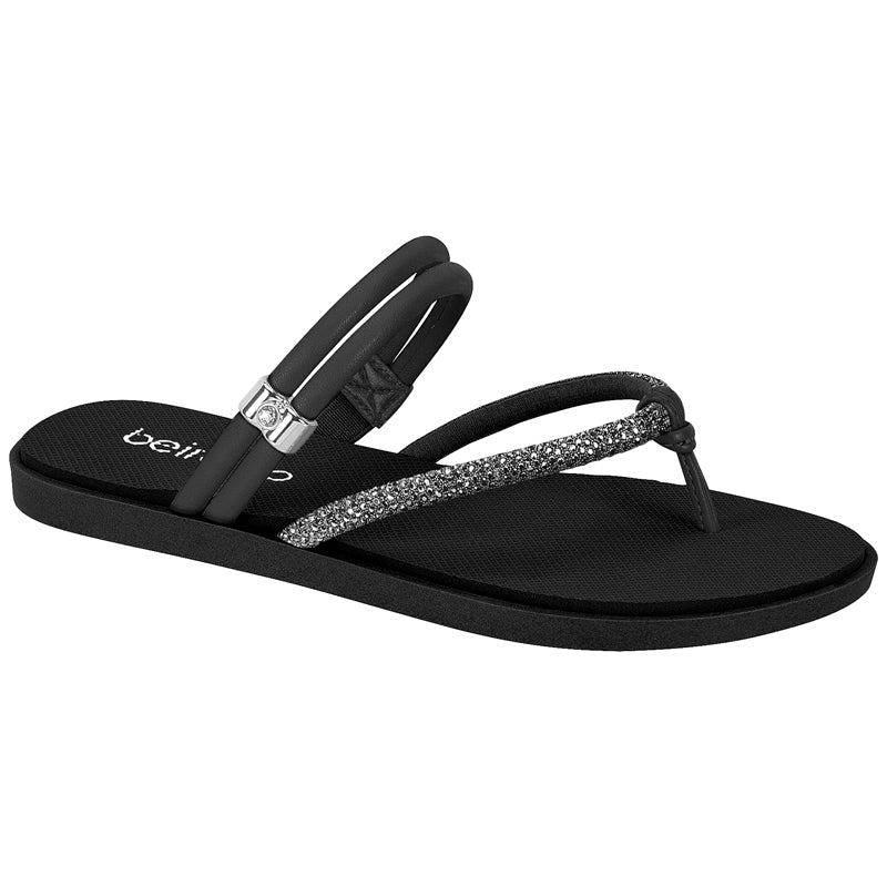 Black Straps Sandals