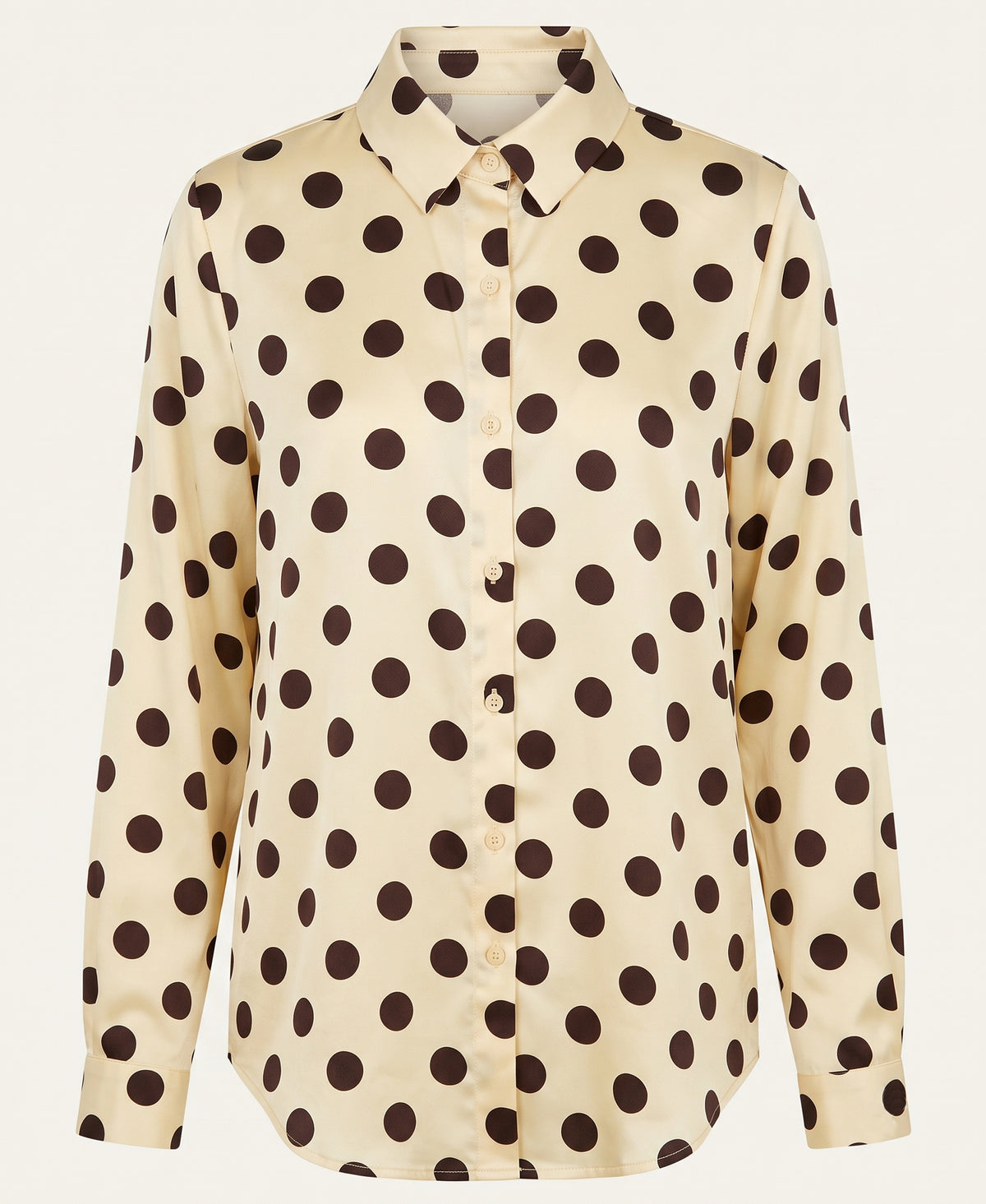 Pastel Yellow Polka Shirt