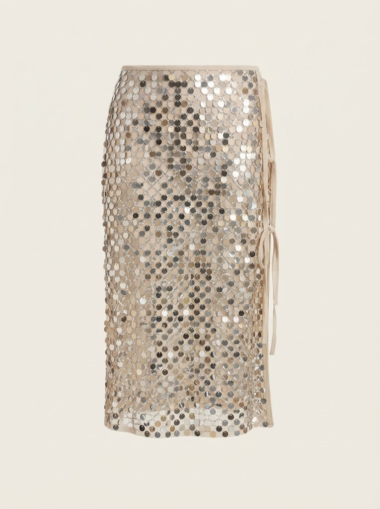Sequin Embellished Skirt
