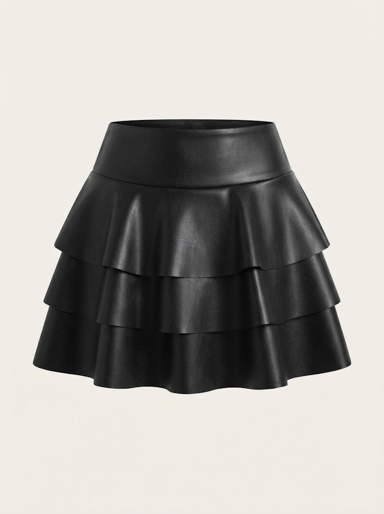 Tiered Mini Skirt