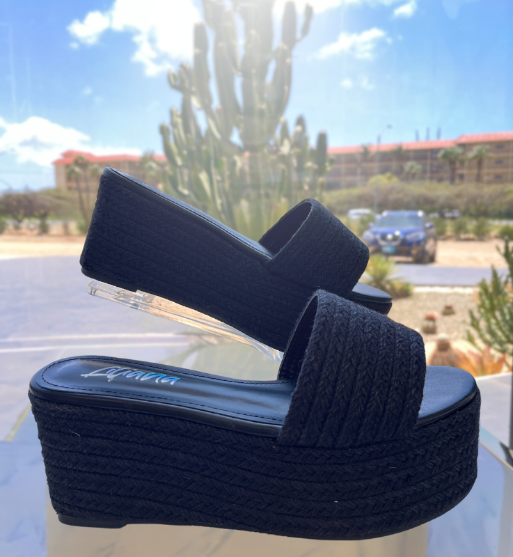 Black Slide Wedges
