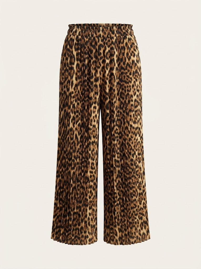 Leopard Print Trousers