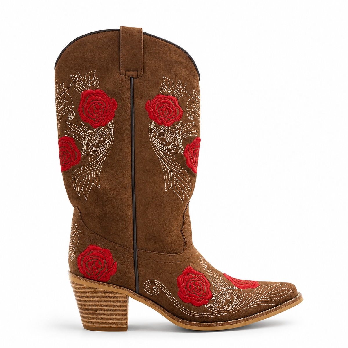 Red Rose Mocha Boots