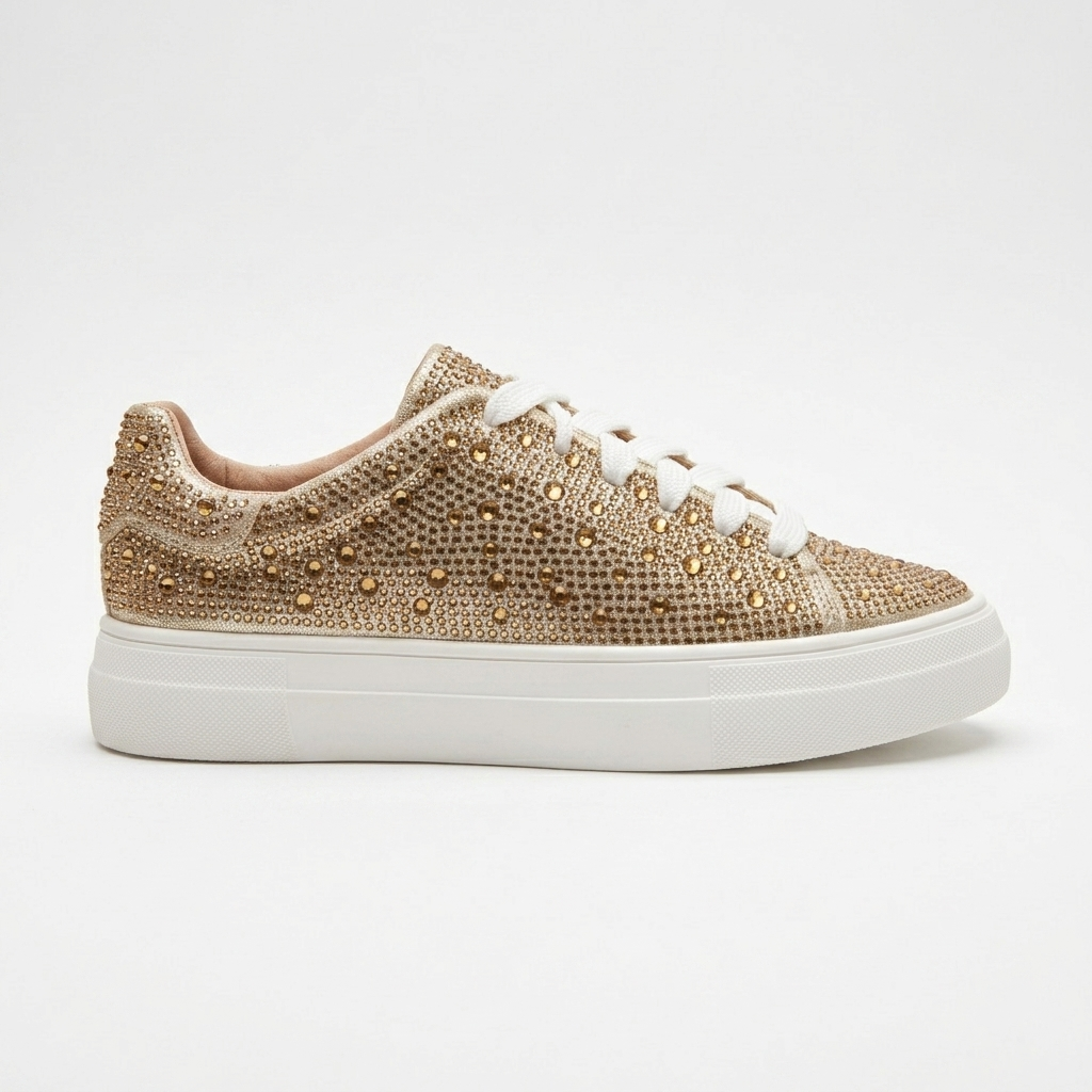 Gold Studded Sneakers