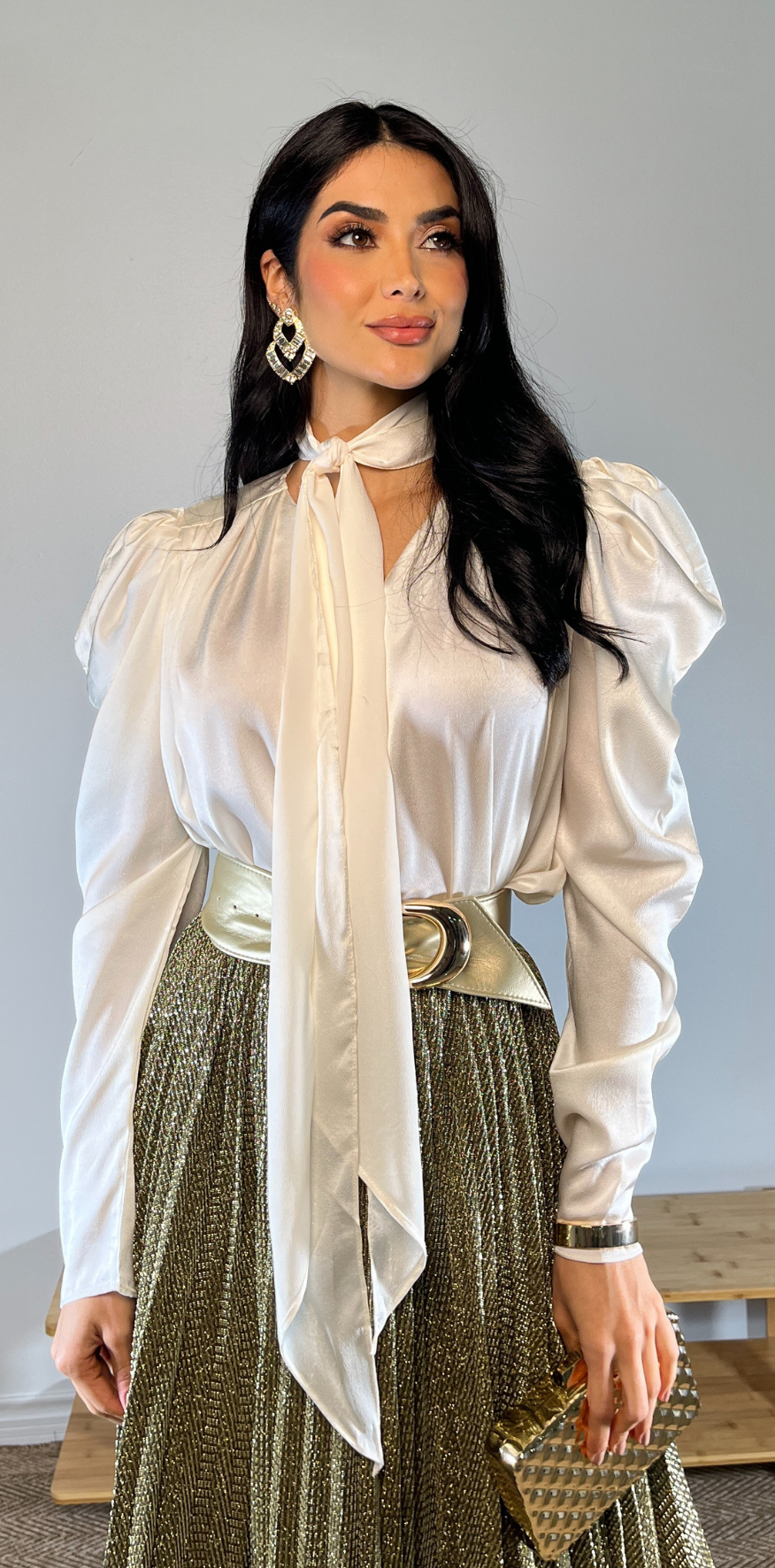 Silky Cream Blouse