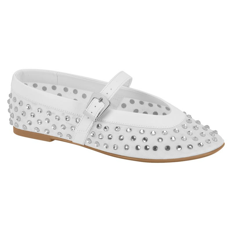 White Studs Flats