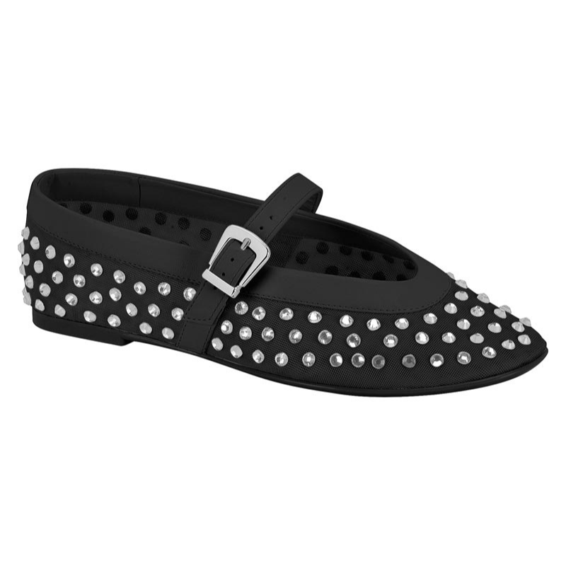 Sheer Studded Flats