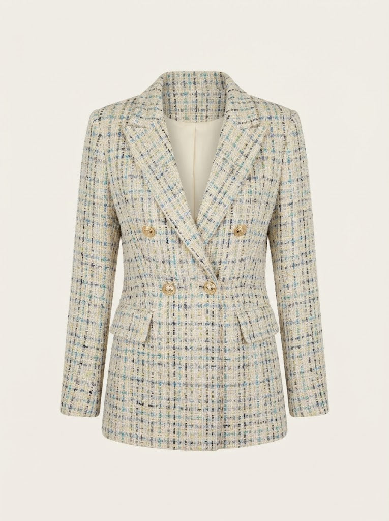 Tweed Double Breasted Jacket