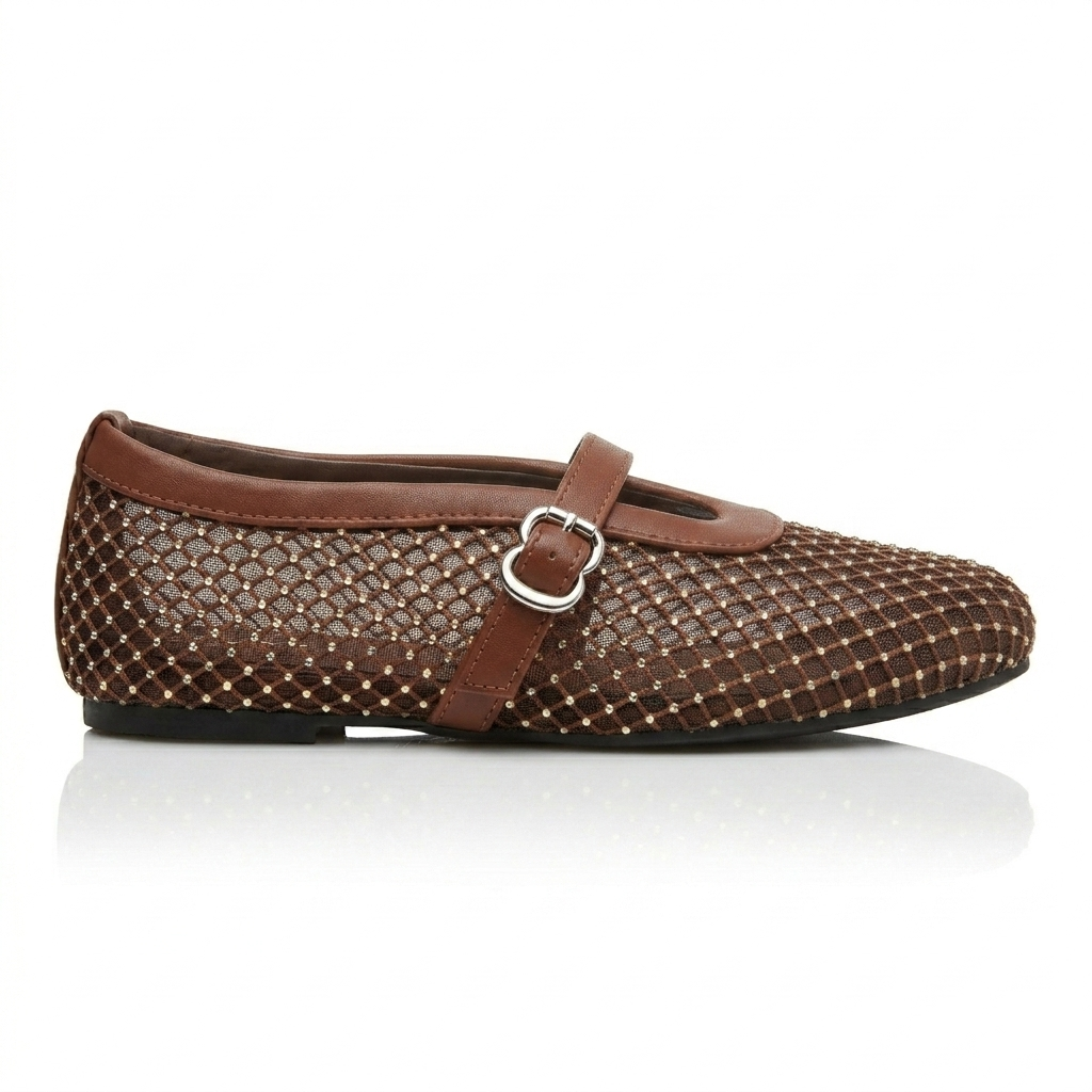 Brown Strapped Shoes