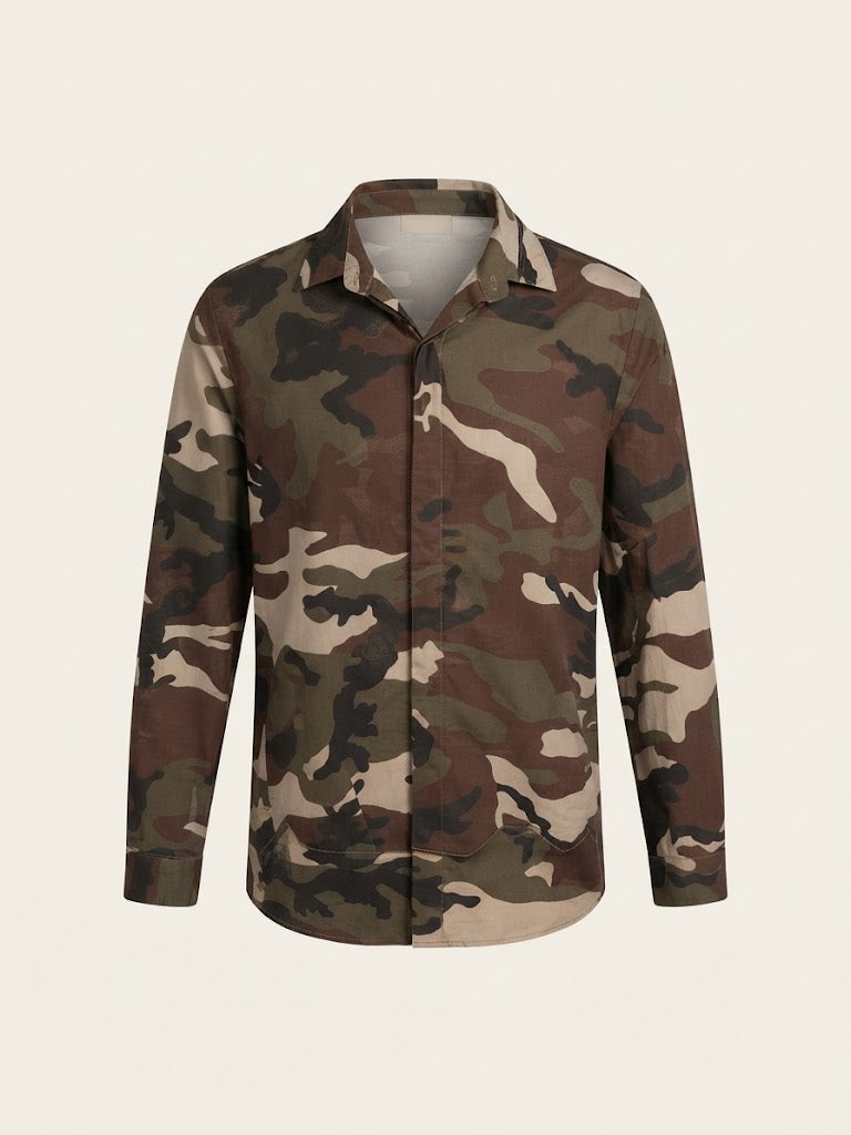 Camouflage Print Shirt