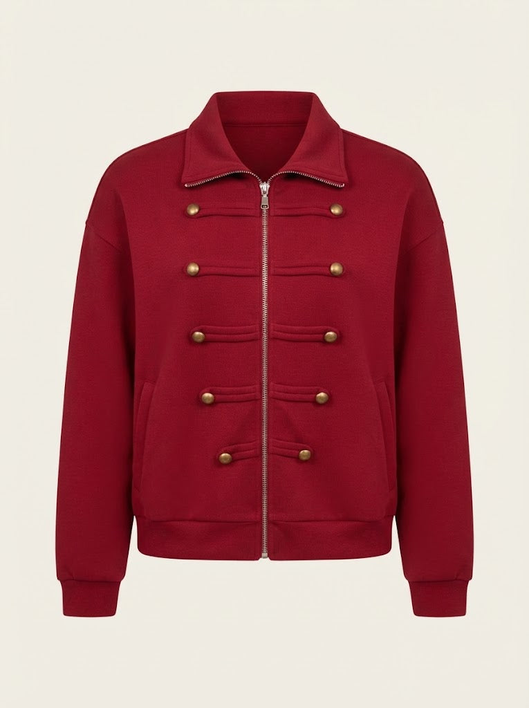Detailed Bomber Jacket
