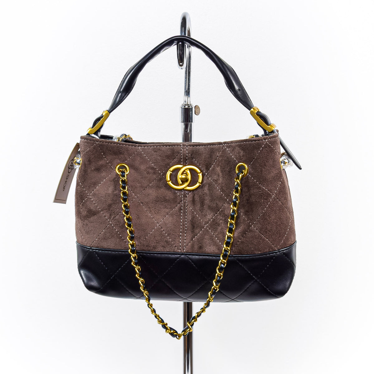 Gold Details Handbag
